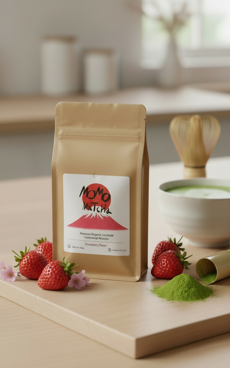 Strawberry Premium MoMo Matcha product image